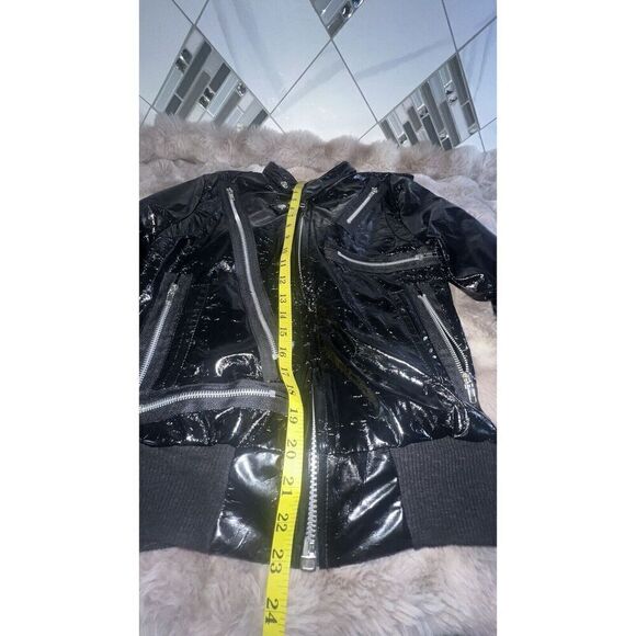 Rare LMFAO Sorry For Party Rockin Patent jacket Grunge, Rock, Metal,small - Picture 15 of 16